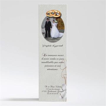 Remerciement mariage notre parchemin