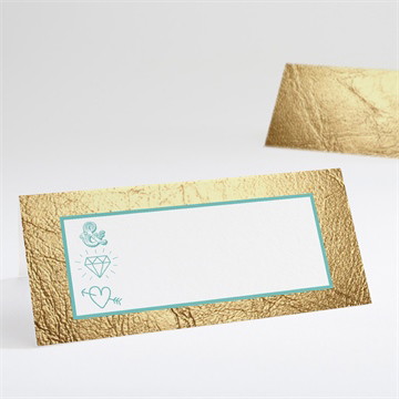 Marque-place mariage le hasard