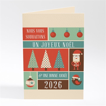 Carte de voeux le plus beau des noel