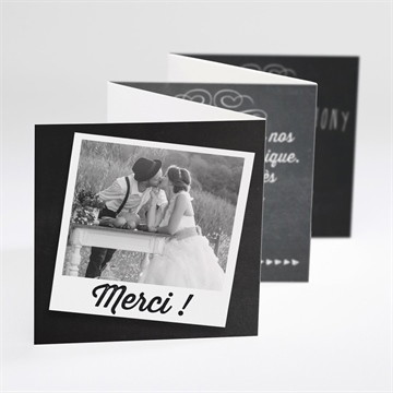 Remerciement mariage photomaton et ardoise