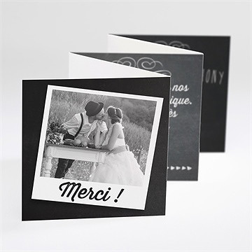 Remerciement mariage photomaton et ardoise