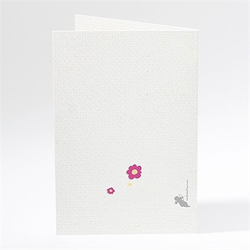 Menu mariage en route vers notre bonheur - Dos du menu