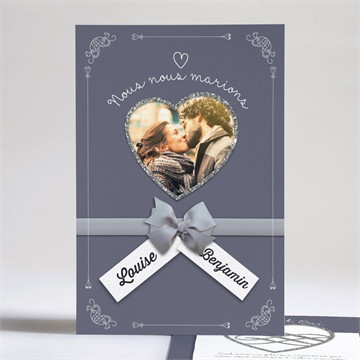 Faire-part mariage les amoureux