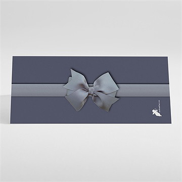 Marque-place mariage les amoureux - Dos du marque-place