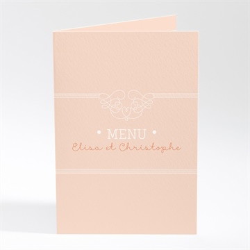 Menu mariage pastel surprise