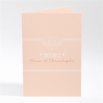 Menu mariage pastel surprise