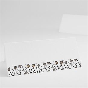 Marque-place mariage retro chic liberty