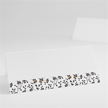 Marque-place mariage retro chic liberty