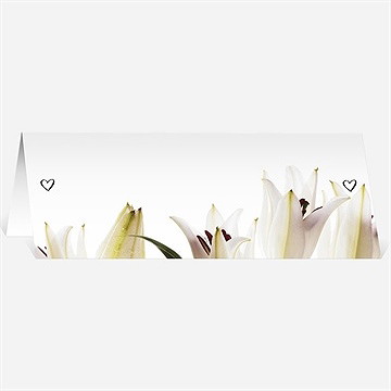 Marque-place mariage effet surprise