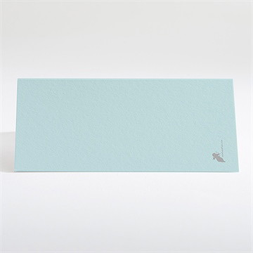 Marque-place mariage ticket première classe - Dos du marque-place