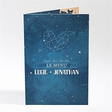Menu mariage univers amour