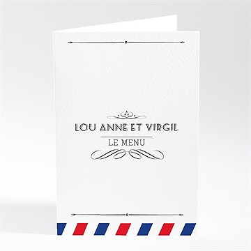 Menu mariage destination bonheur