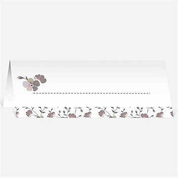 Marque-place mariage liberty romantique