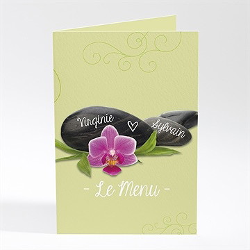 Menu mariage zen et naturel