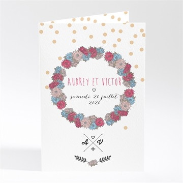 Faire-part mariage tendance et délicat