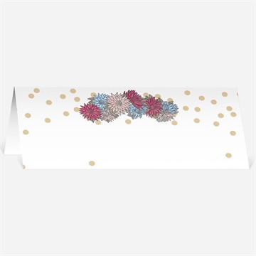 Marque-place mariage tendance et délicat