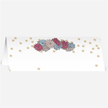 Marque-place mariage tendance et délicat