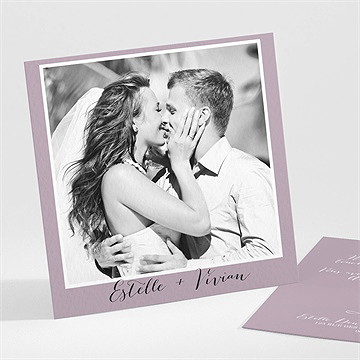 Remerciement mariage décoration florale