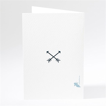 Menu mariage camaïeu - Dos du menu