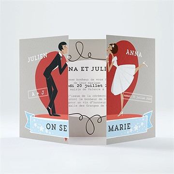 Faire-part mariage humour et romantisme