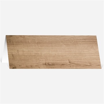 Marque-place mariage fond en bois