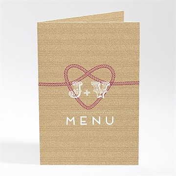 Menu mariage on s'unit