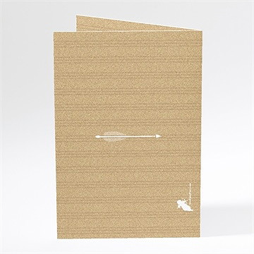 Menu mariage on s'unit - Dos du menu