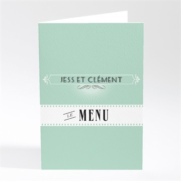 Menu mariage ticket cinema