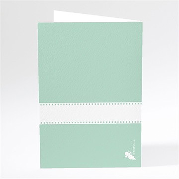 Menu mariage ticket cinema - Dos du menu