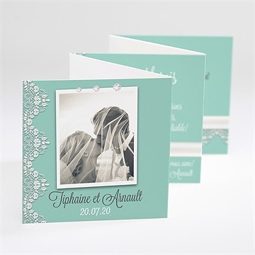 Remerciement mariage strass et paillettes