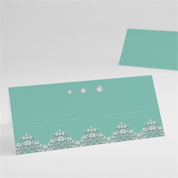 Marque-place mariage strass et paillettes