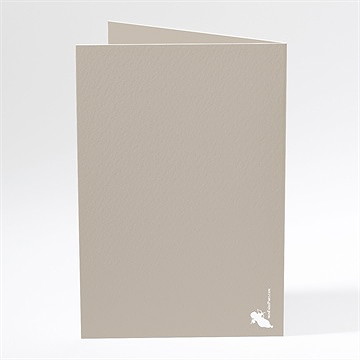 Menu mariage thème musical - Dos du menu