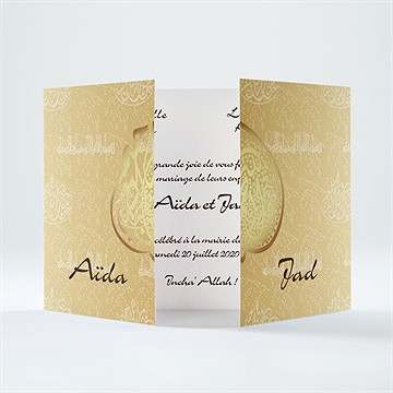 Faire-part mariage féerique et scintillant