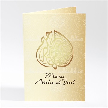 Menu mariage féerique et scintillant