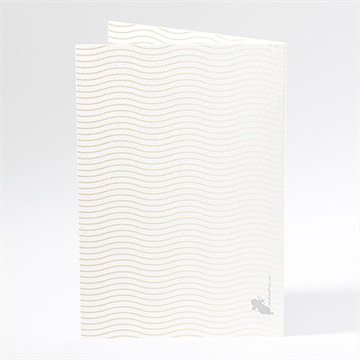 Menu mariage soleil et or - Dos du menu