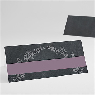 Marque-place mariage découpe ardoise photo