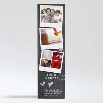 Remerciement mariage les enfants annoncent