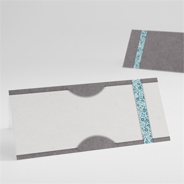 Marque-place mariage liberty texturé