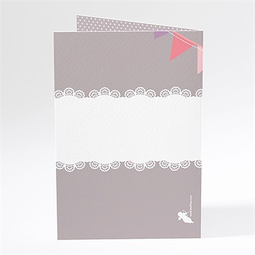 Menu baptême rondeur et douceur ! - Dos du menu