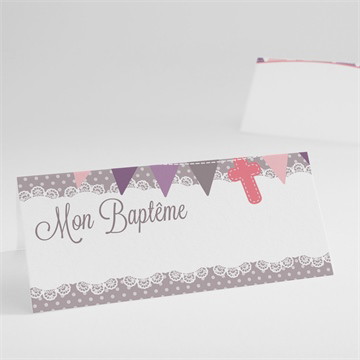 Marque-place baptême rondeur et douceur !