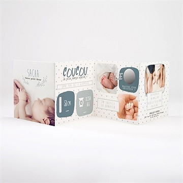 Faire-part naissance faire part en photo - Faire-part non gratté