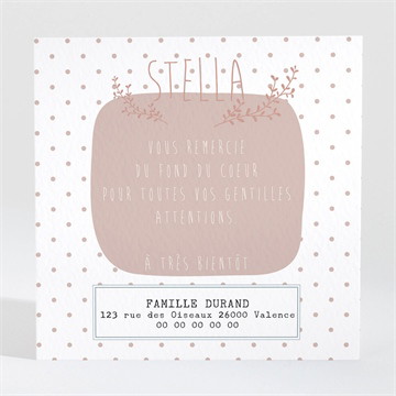 Remerciement naissance notre petit amour