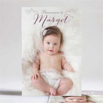 Faire-part naissance faire part mixte avec photo