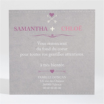 Remerciement naissance vive les jumeaux