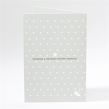 Faire-part naissance petit avion garçon photo - Dos du faire-part