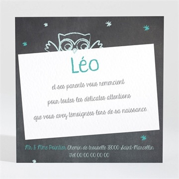 Remerciement naissance chouette discussion...