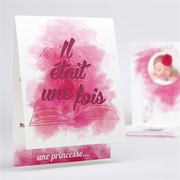 Carte pliée - portrait