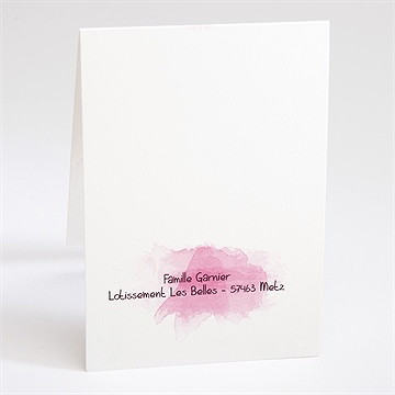 Faire-part naissance joli conte - Dos du faire-part