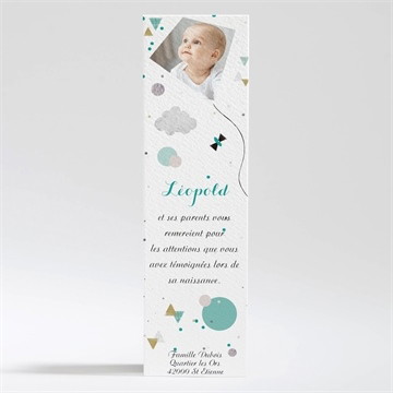 Remerciement naissance tourbillon de cerf volants