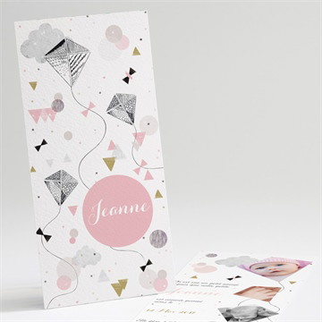 Faire-part naissance cascade de bonheur